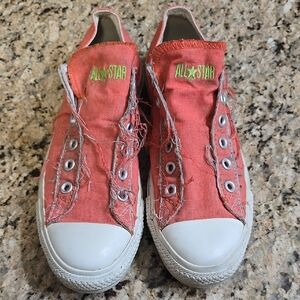Salmon Converse All Star Low Top Slip Ons
